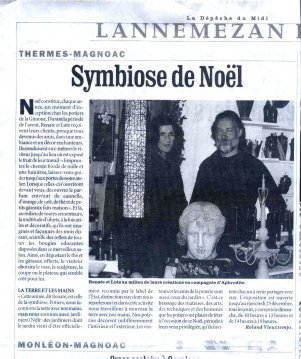 Thermes Magnoac - Weihnachtssymbiose in der T�pferei Hillen
